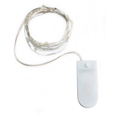 Perfect Holiday Modern Decorative 20 LED Mini String Light with 4 Functions and Batteries Included - Blue. View a larger version of this product image.