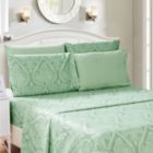 Alternate image 0 for Lux Decor Collection 4-Pieces Deep Pocket Microfiber Printed Bed Sheet Set in Twin XL Size Sage