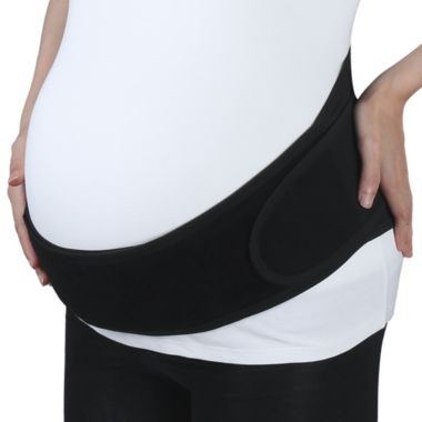 Unique Bargains Dual Adjustment Belly Bands for Pregnant Women, Pregnancy Belly Support Band to Support Abdomen/Waist/Back, Adjustable for Different Stages, Soft Breathable, Black. View a larger version of this product image.