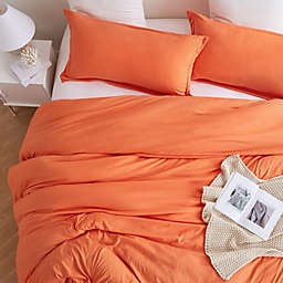 200 GSM Down Alternative Comforter Orange Solid Queen,King,Cal King Size 