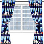 Alternate image 0 for Everyday Kids Rescue Fire and Police 4-Piece Drapes - Curtains Set (2 Panels, 2 Tiebacks)