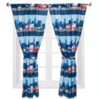 Alternate image 3 for Everyday Kids Rescue Fire and Police 4-Piece Drapes - Curtains Set (2 Panels, 2 Tiebacks)