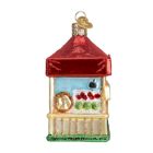 Alternate image 1 for Old World Christmas Farmer's Market Stand Glass Tree Ornament 28122 FREE BOX New