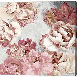 Great Art Now Florals in Pink and Cream by Lanie Loreth 24-Inch x 24-Inch Canvas Wall Art