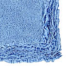 Alternate image 2 for Better Trends Shaggy Border Bath Rug, 100% Cotton, 17" x 24" Rectangle, Blue