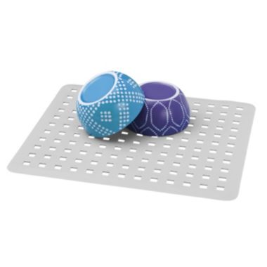 mDesign Kitchen Sink Protector Mat Set, 1 Sink Saddle, 1 Sink Mat. View a larger version of this product image.