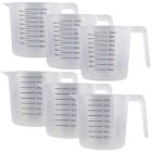 Alternate image 0 for U.S. Kitchen Supply&reg; - 32 oz (1000 ml) Plastic Graduated Measuring Cups with Pitcher Handles (Pack of 6), 4 Cup Capacity, Ounce Markings, Measure Mix