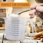 Alternate image 3 for U.S. Kitchen Supply&reg; - 32 oz (1000 ml) Plastic Graduated Measuring Cups with Pitcher Handles (Pack of 6), 4 Cup Capacity, Ounce Markings, Measure Mix