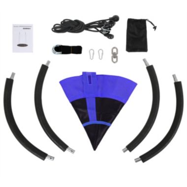 SONGMICS Saucer Tree Swing, 40 Inch, 700 lb Load, Includes Hanging Kit, Blue and Black. View a larger version of this product image.