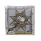 Alternate image 3 for Kurt Adler (UL0118_C) Capiz Star Christmas Tree Topper w/ 10 Clear Lights, 8.5"