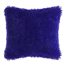 PiccoCasa Home Decor Soft Faux Fur Throw Pillow Cover, Royal Blue 20