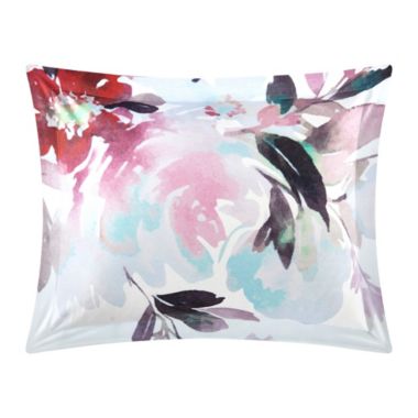 Chic Home Waldorf Reversible Comforter Set Floral Watercolor Design Bedding - Decorative Pillows Shams Included - 5 Piece - King 106x92", Multi. View a larger version of this product image.
