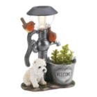 Alternate image 1 for Summerfield Terrace Little Pup And Water Pump  Solar Light