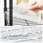 Alternate image 3 for SONGMICS 6-Tier Metal Storage Shelves, Wire Shelving Unit, with Adjustable Shelves, Garage Shelving, Kitchen, Living Room Storage Rack, Shelf Liners, 8 Hooks, Max. Load 264 lb, Black