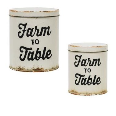 HomeGifo 2/Set Farm To Table Canisters. View a larger version of this product image.