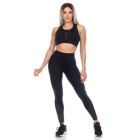 Alternate image 0 for White Mark Women's Racer Back Sports Bra & Mesh Leggings Set