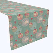 Fabric Textile Products, Inc. Table Runner, 100% Polyester, 12x72", Sweet Shop Celebration