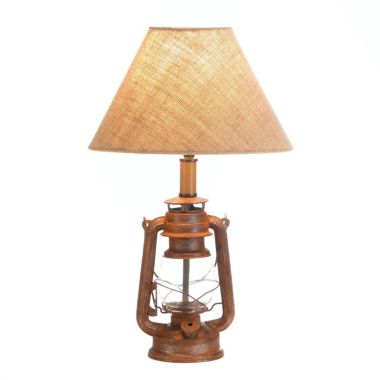 Accent Plus Vintage Camping Lantern Table Lamp. View a larger version of this product image.