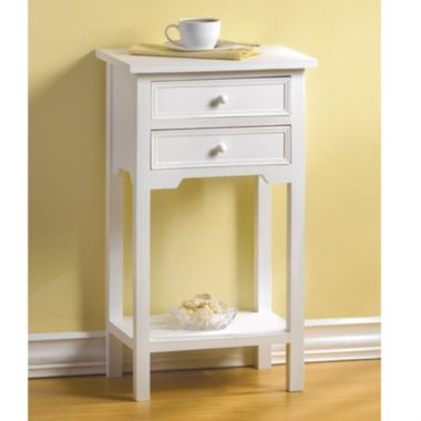 Accent Plus White Accent Table. View a larger version of this product image.