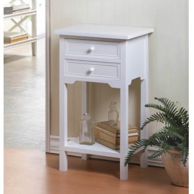 Accent Plus White Accent Table. View a larger version of this product image.