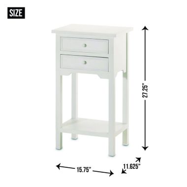 Accent Plus White Accent Table. View a larger version of this product image.