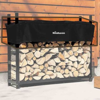 60" Replacement Woodhaven Firewood Rack Cover. View a larger version of this product image.