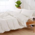 Alternate image 1 for MarCielo 3 Piece Cotton Duvet Cover Set Pompom