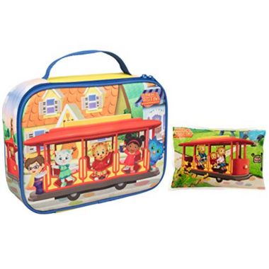 Daniel Tiger's Neighborhood - Insulated Durable Lunch Bag Sleeve Kit with Ice Pack - Trolley & Friends. View a larger version of this product image.