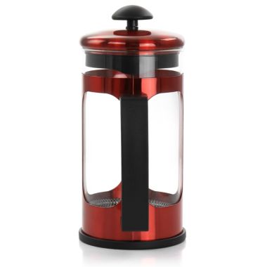 Mr. Coffee 30oz Glass and Stainless Steel French Coffee Press in Red. View a larger version of this product image.
