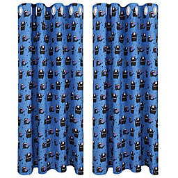 Unique Bargains Classic 2 Pack Cartoon Room Darkening Grommet Window Curtain Panels Insulating Blackout Curtains, Beautiful Bedroom Decor, Easy Set Up 52 x 63inch