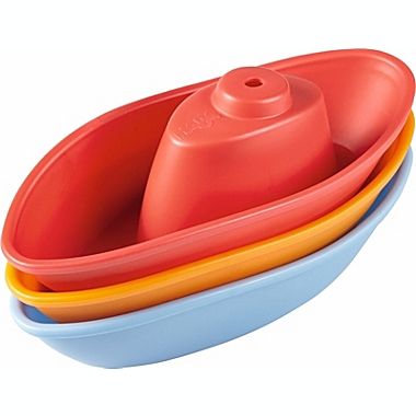 HABA Stacking Boat Set - 3 Piece Play Set Great for Scooping and Funelling Water in the Bath or Pool. View a larger version of this product image.