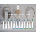 Alternate image 2 for Pursonic Whitening USB Rechargeable Sonic Toothbrush-12 Brush Heads!- 38,000 Brush Strokes Per Minute-3 Brushing Modes with 2 Minute Auto Timer (White)