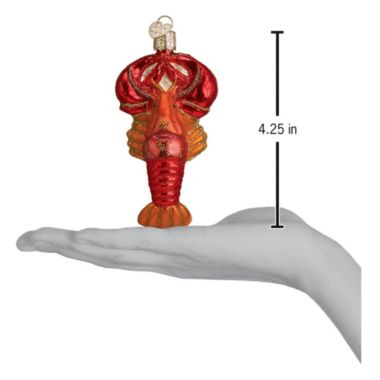 Old World Christmas Glass Blown Ornaments Lobster (#12128). View a larger version of this product image.