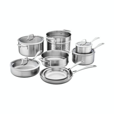 ZWILLING Spirit 3-ply 12-pc Stainless Steel Cookware Set. View a larger version of this product image.