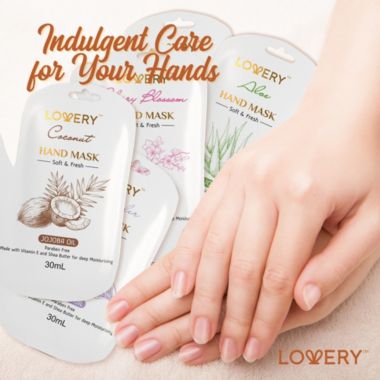 Lovery Hand Cream & Hand Mask Gift Set - 10 Hand Lotions and 5 Hand Masks. View a larger version of this product image.
