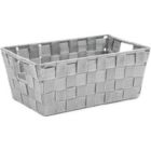 Alternate image 3 for Farmlyn Creek Grey Woven Basket for Bathroom, Closet and Pantry Storage (11.4 x 6.5 x 4.5 in)