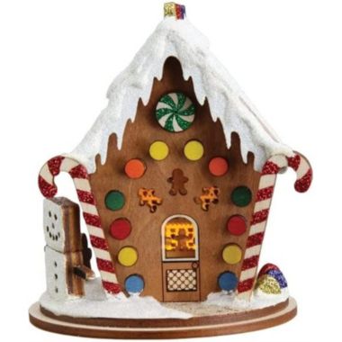 Old World Christmas Hansel & Gretel Gingerbread House Ornament For Christmas Tree, Light Up. View a larger version of this product image.