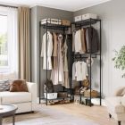 Alternate image 3 for BreeBe Clothes Rack with Shelves