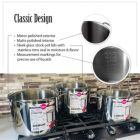 Alternate image 3 for Gourmet Edge Stock Pot - Stainless Steel Cooking Pot with Lid, Cookware, Silver - 12 Quarts