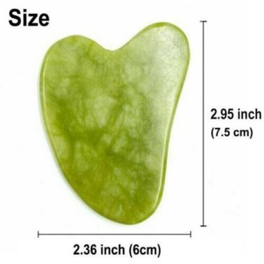 Stock Preferred Facial Massage Chinese Medicine Natural Jade Stone Scraping Tool. View a larger version of this product image.