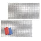 Alternate image 1 for mDesign Plastic Kitchen Sink Protector Mat, Diamond Design, 2 Pack
