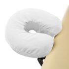 Alternate image 1 for Saloniture 4-Pack Premium 100% Cotton Flannel Face Cradle Covers - Soft Cotton Fitted Massage Table Cradle Cover