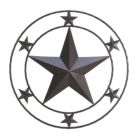 Alternate image 0 for Zingz & Thingz 24" Metallic Black Texas Star Contemporary Wall Decor