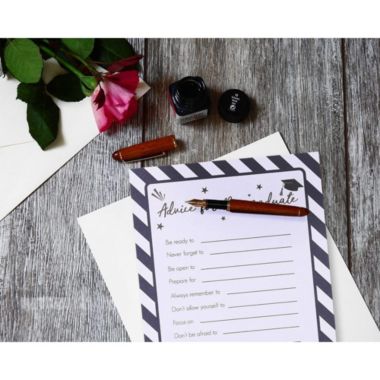 Blue Panda Advice Cards for the Graduates, Class of 2022 (5 x 7 In, 60 Pack). View a larger version of this product image.