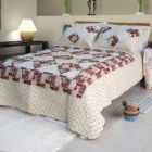 Alternate image 0 for Blancho Bedding Fantasy Flowers Cotton 2PC Floral Vermicelli-Quilted Patchwork Quilt Set (Twin Size)