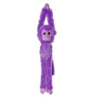 Alternate image 0 for Aurora 24" Colorful Hanging Chimp Plush Stuffed Animal Monkey, Purple