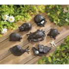 Alternate image 1 for Zingz & Thingz 5.5" Black Contemporary Garden Snail Secret Key Holder