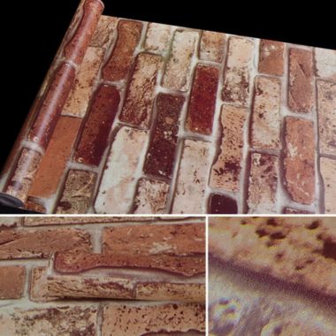 Stock Preferred Wallpaper Brick Pattern Self-adhesive Roll Stone Stickers 10M. View a larger version of this product image.