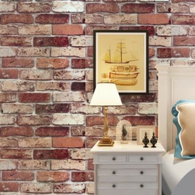 Stock Preferred Wallpaper Brick Pattern Self-adhesive Roll Stone Stickers 10M. View a larger version of this product image.