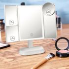 Alternate image 0 for Glam Hobby Led Lighted Mirror w/ Magnifying Portable